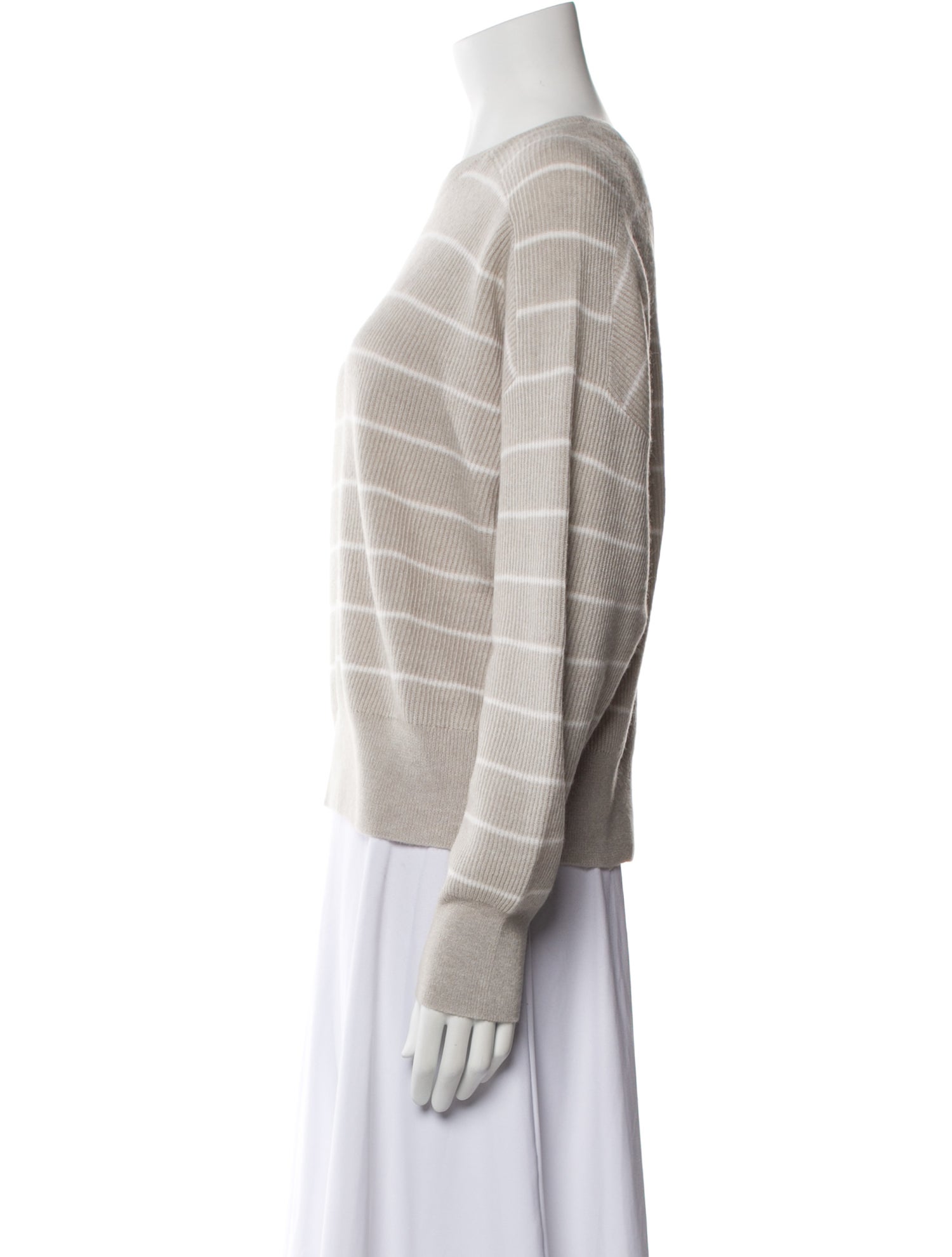 Brunello Cucinelli Alpaca Striped Sweater w/ Tags