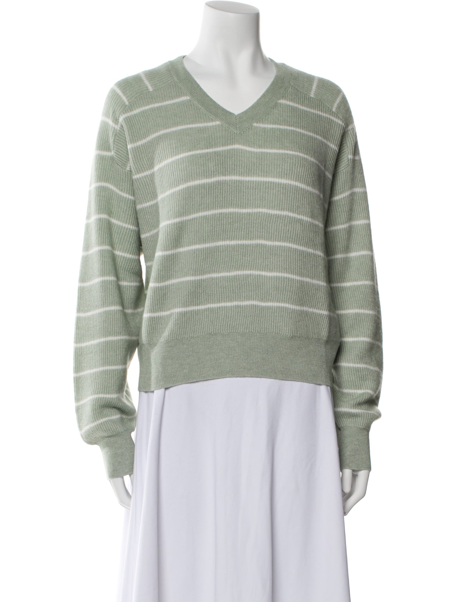 Brunello Cucinelli Alpaca Striped Sweater w/ Tags