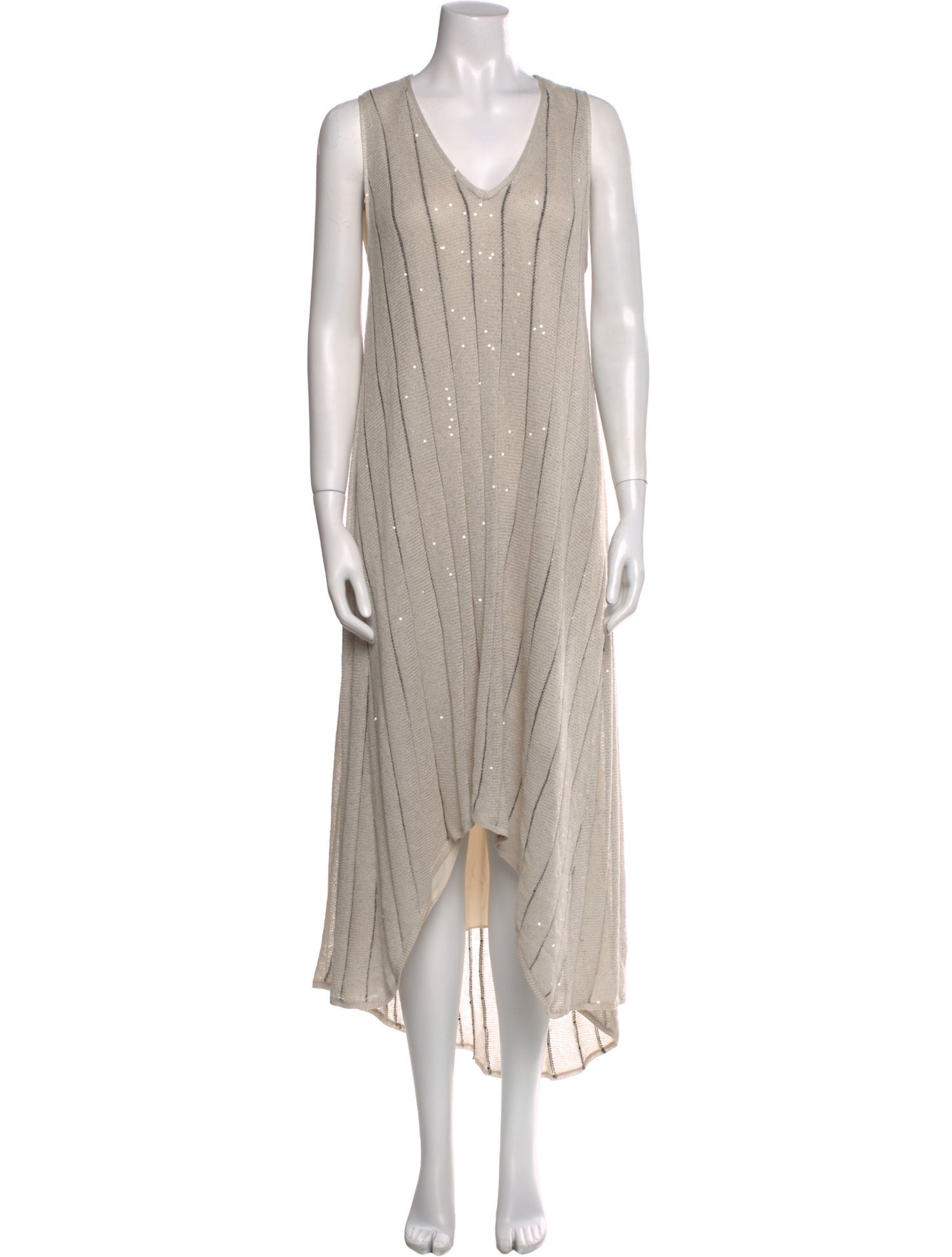 Brunello Cucinelli Linen Long Dress