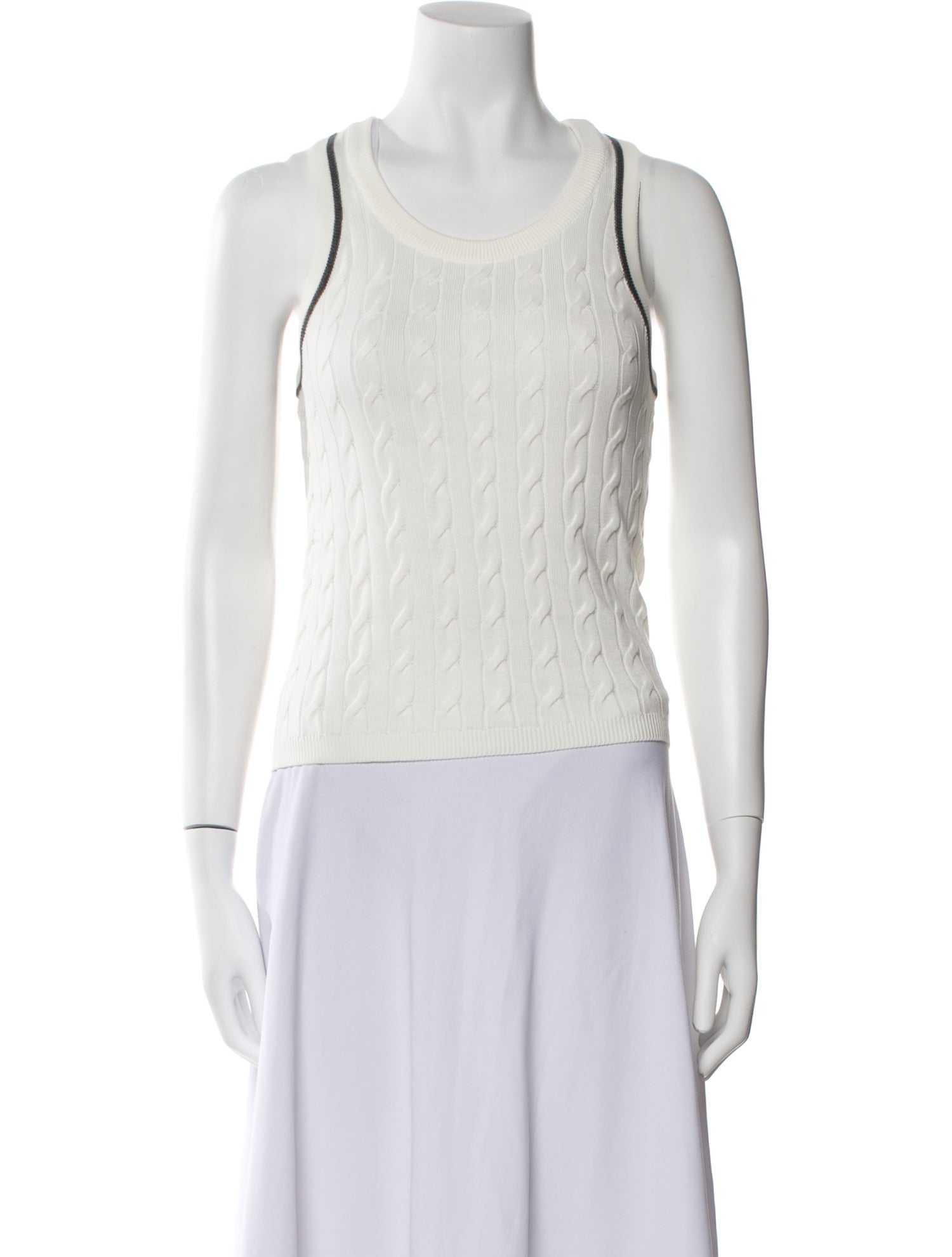 Brunello Cucinelli Scoop Neck Sleeveless Top w/ Tags