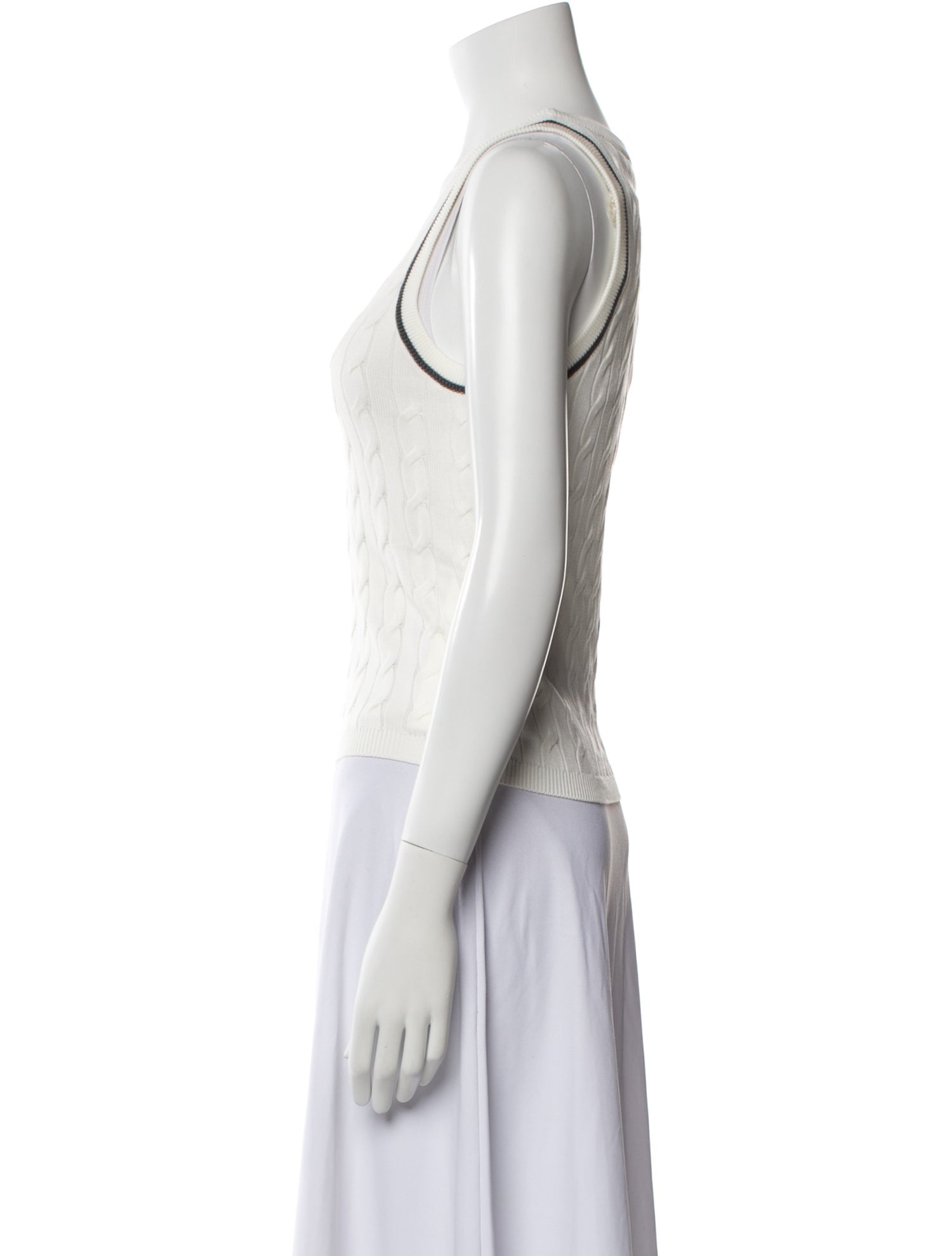 Brunello Cucinelli Scoop Neck Sleeveless Top w/ Tags