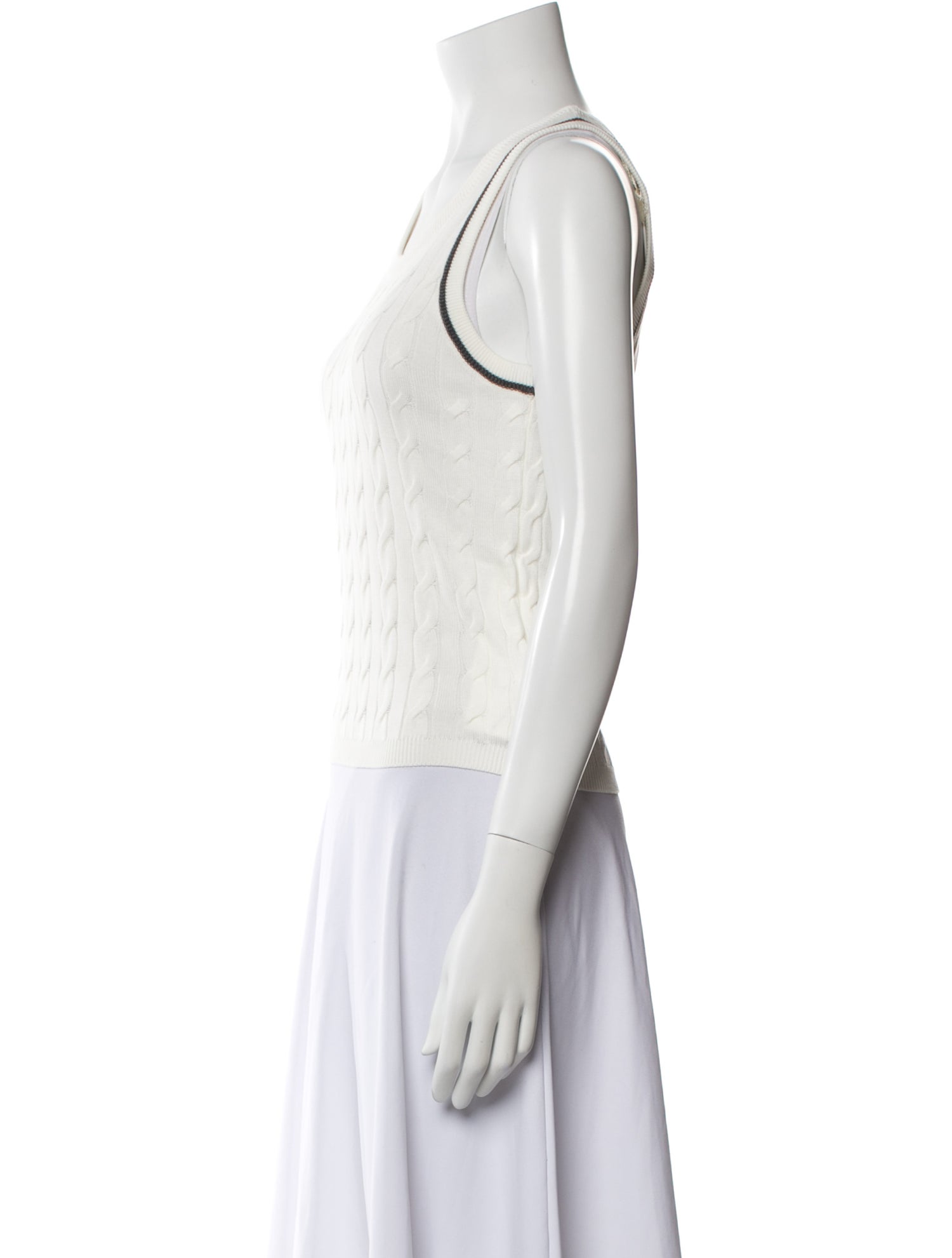 Brunello Cucinelli Scoop Neck Sleeveless Top w/ Tags