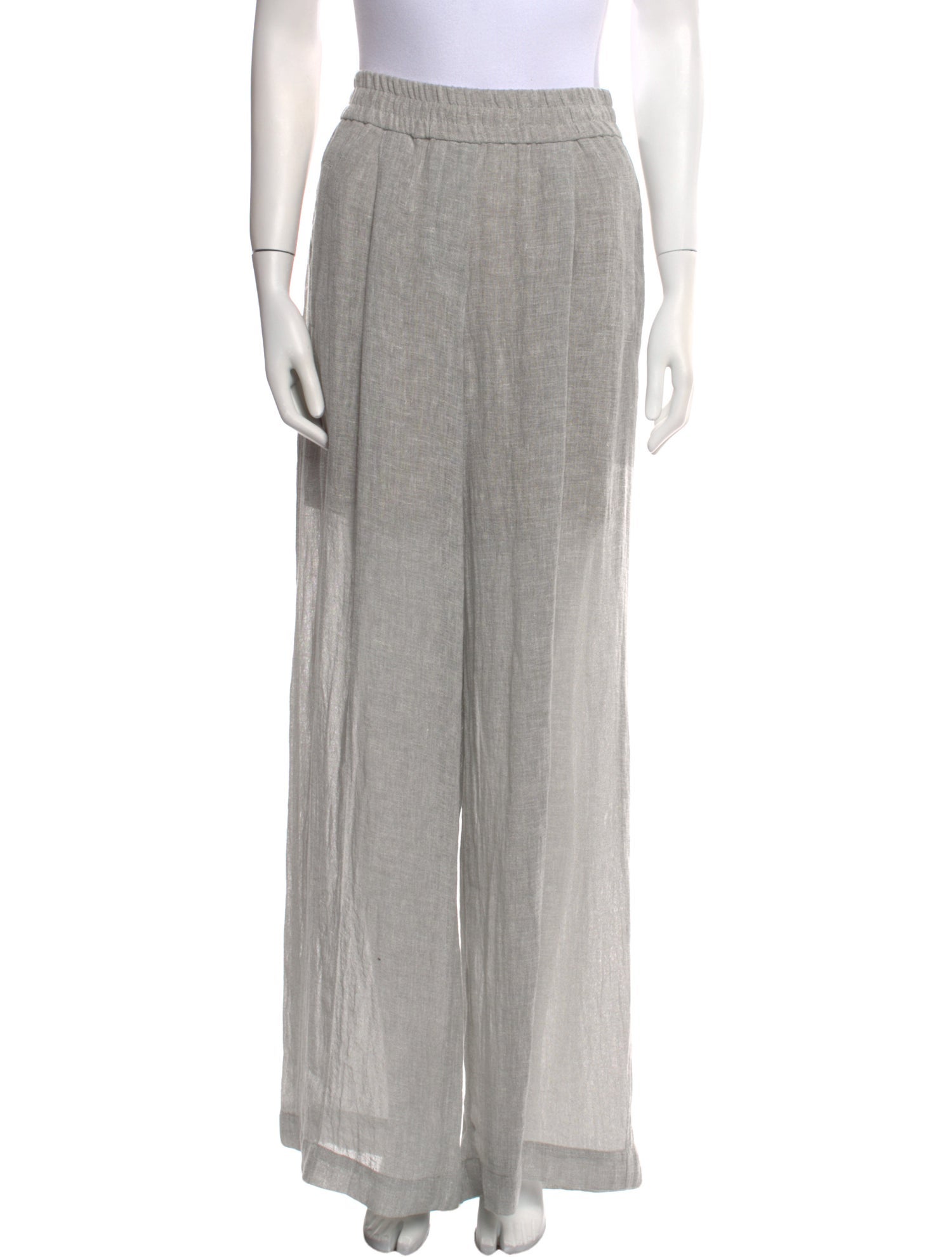Brunello Cucinelli Linen Wide Leg Pants w/ Tags