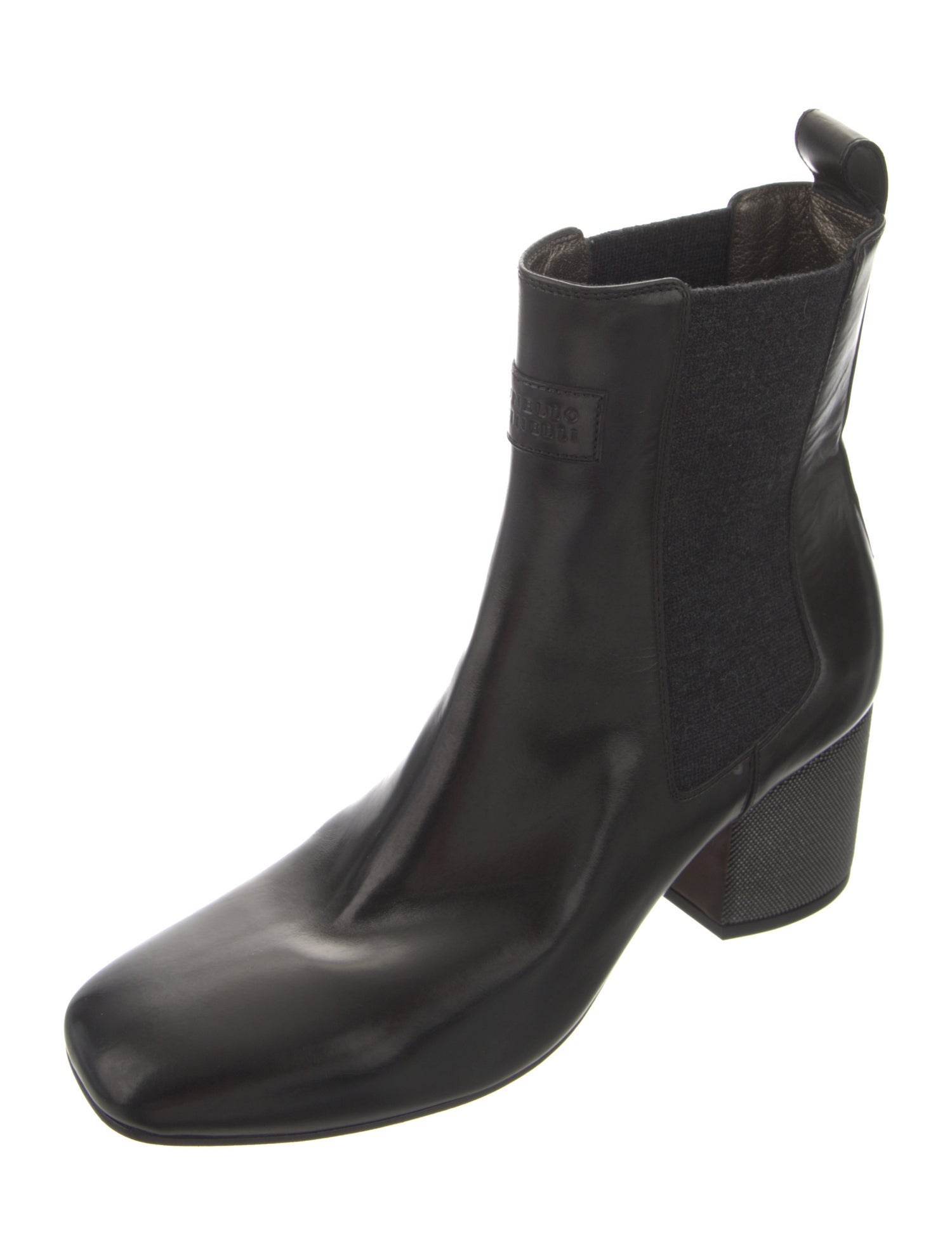 Brunello Cucinelli Leather Chelsea Boots