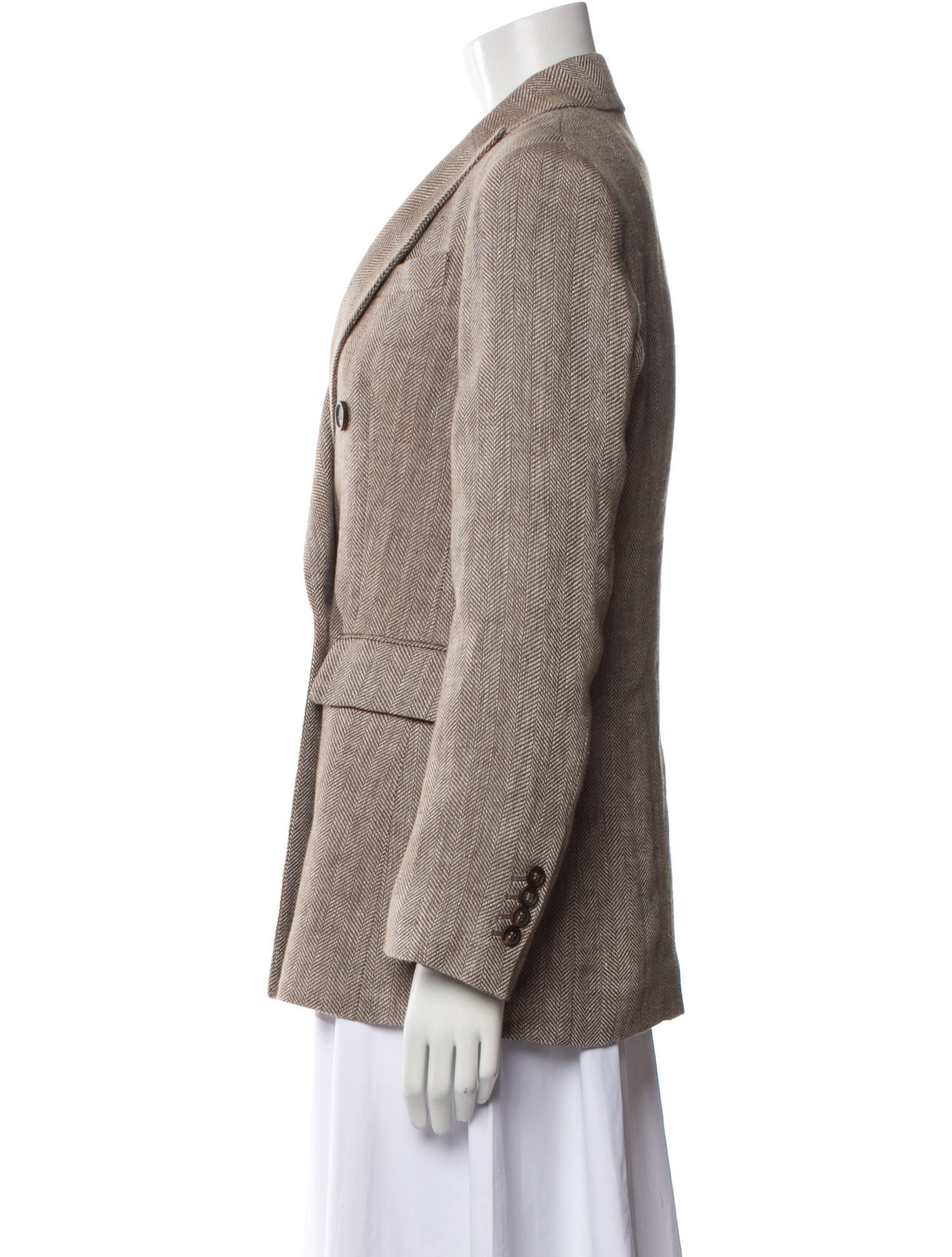 Brunello Cucinelli Linen Striped Blazer w/ Tags