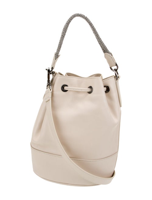 Brunello Cucinelli Leather Bucket Bag