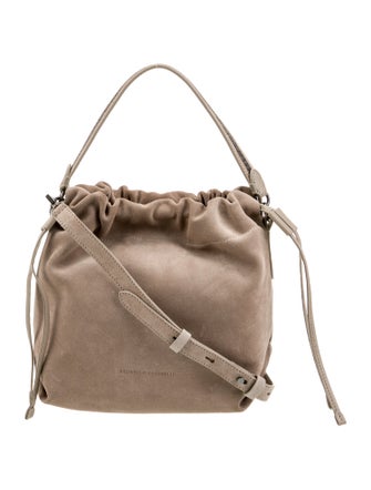 Brunello Cucinelli Suede Bucket Bag