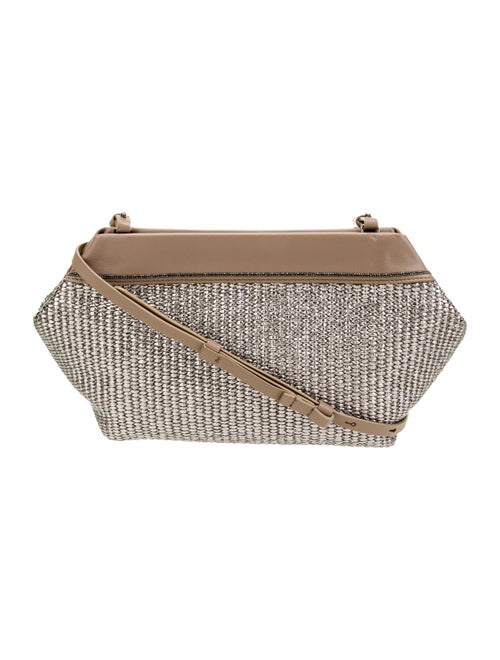 Brunello Cucinelli Raffia Minaudière