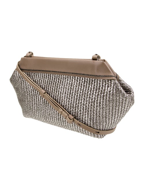 Brunello Cucinelli Raffia Minaudière