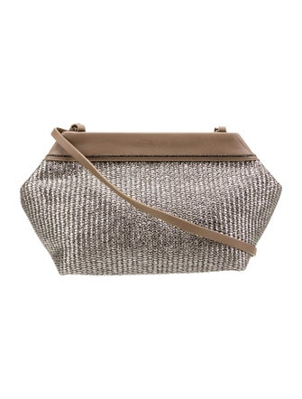 Brunello Cucinelli Raffia Minaudière