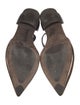 Brunello Cucinelli Monili Leather D'Orsay Flats
