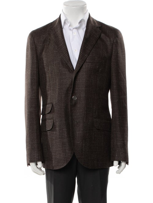 Brunello Cucinelli Wool Tweed Pattern Jacket