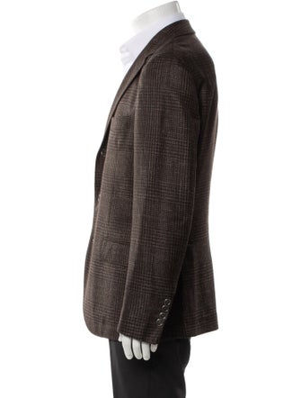 Brunello Cucinelli Wool Tweed Pattern Jacket