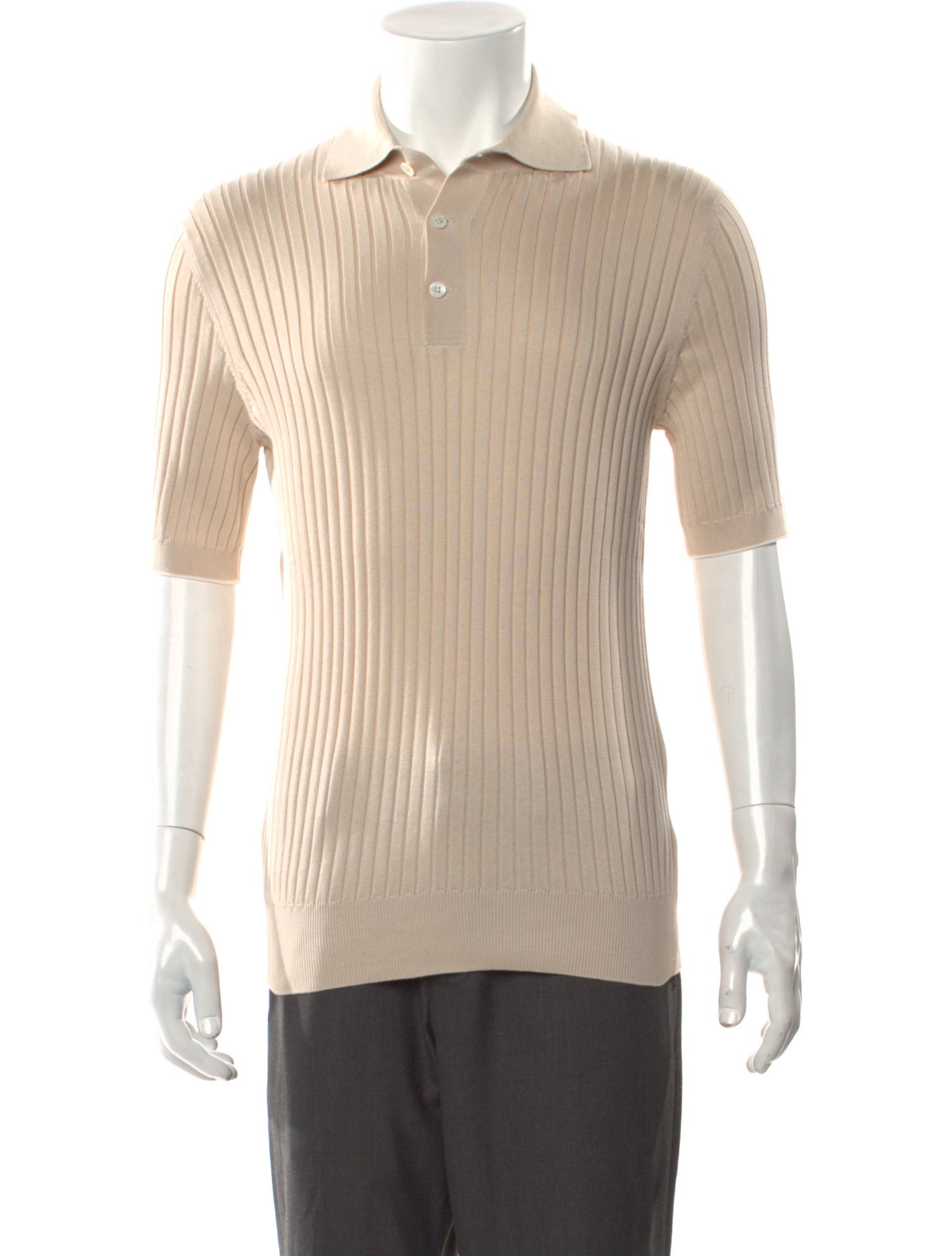 Brunello Cucinelli Collar Short Sleeve Polo Shirt w/ Tags
