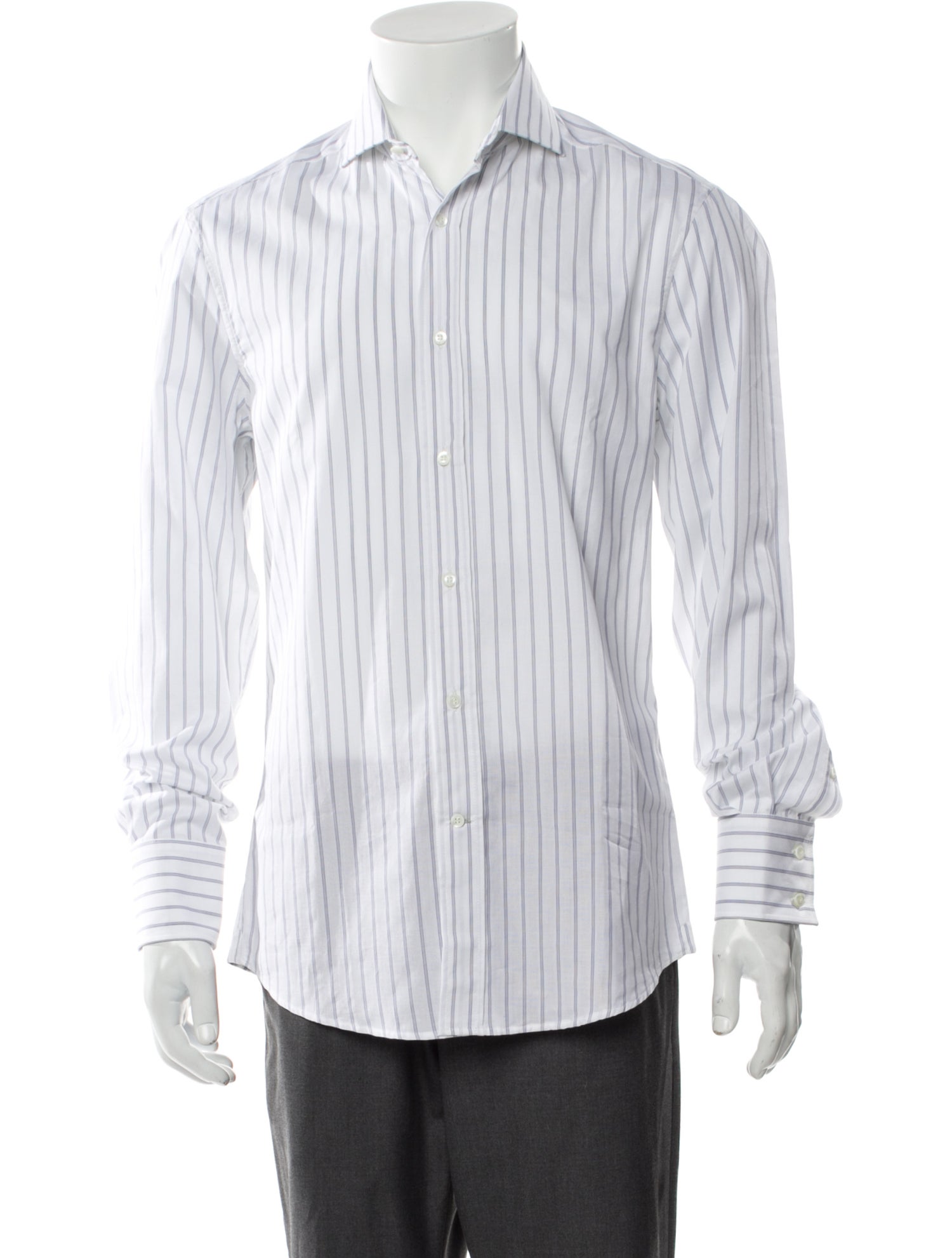 Brunello Cucinelli Striped Long Sleeve Shirt w/ Tags