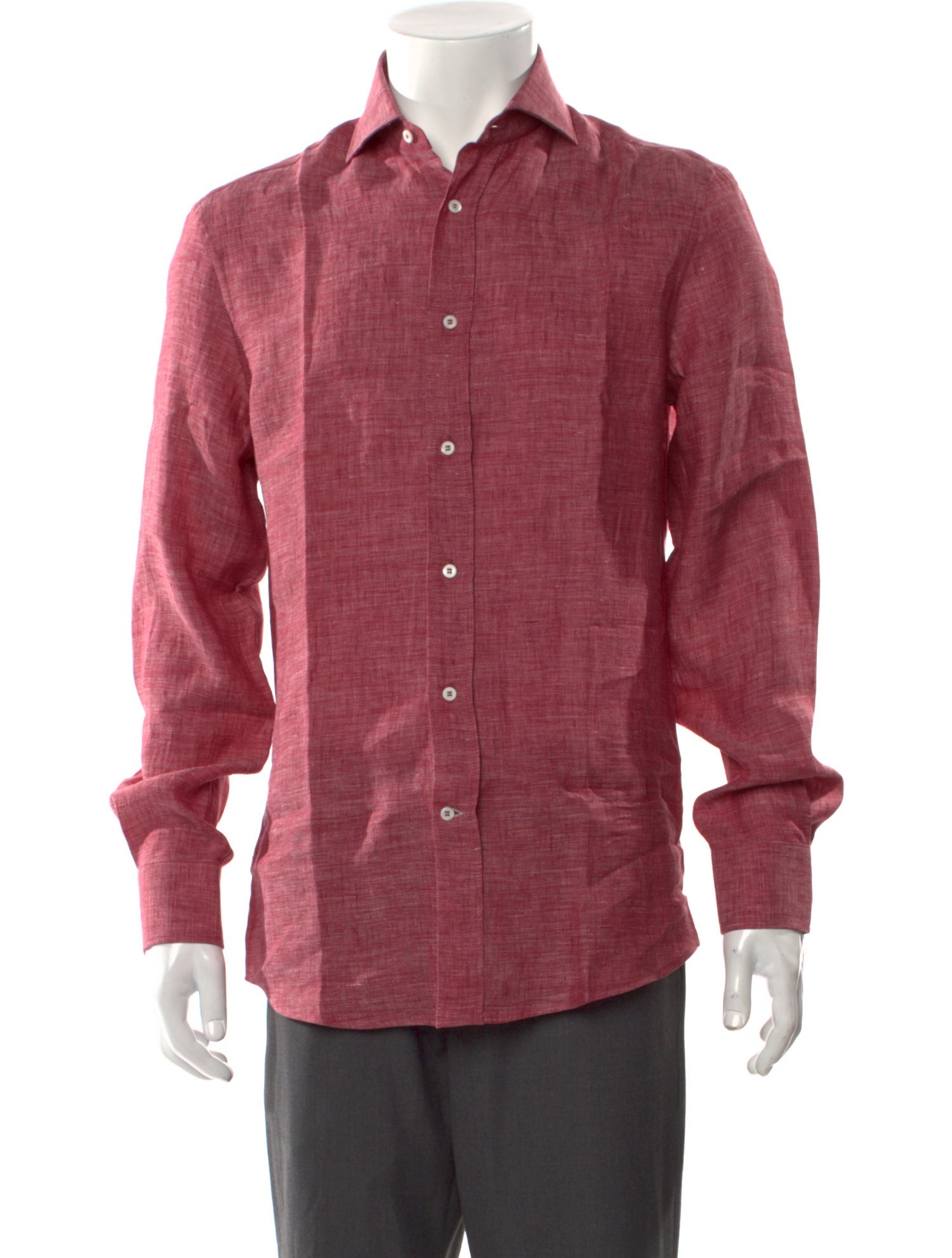 Brunello Cucinelli Linen Long Sleeve Shirt w/ Tags