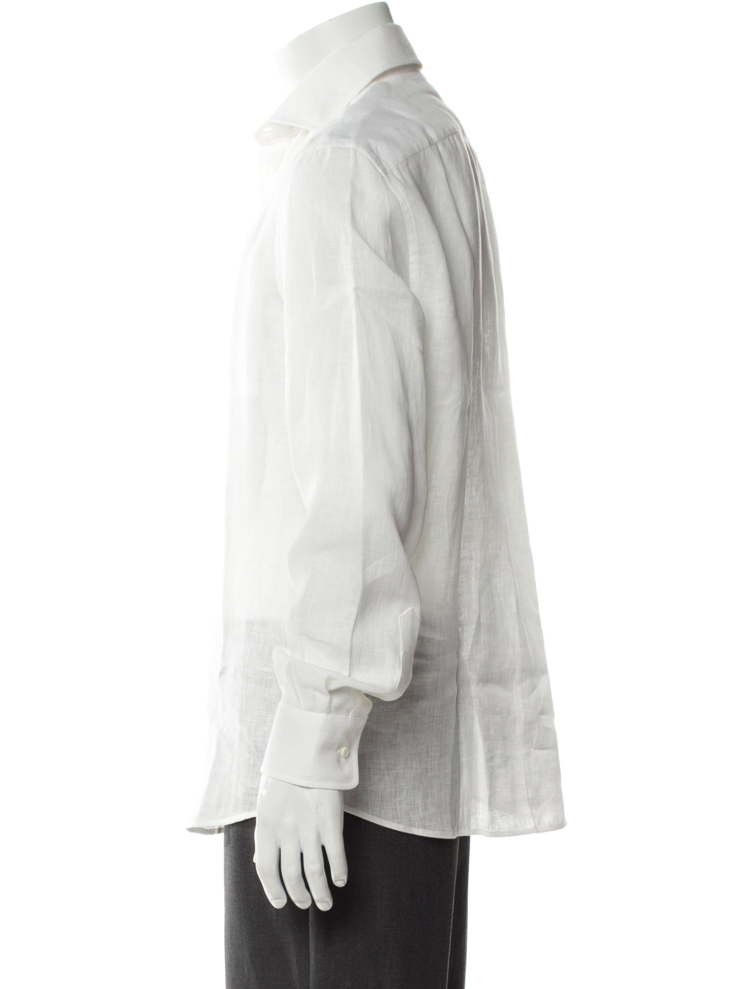 Brunello Cucinelli Linen Long Sleeve Shirt w/ Tags