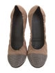 Brunello Cucinelli Monili Leather Ballet Flats