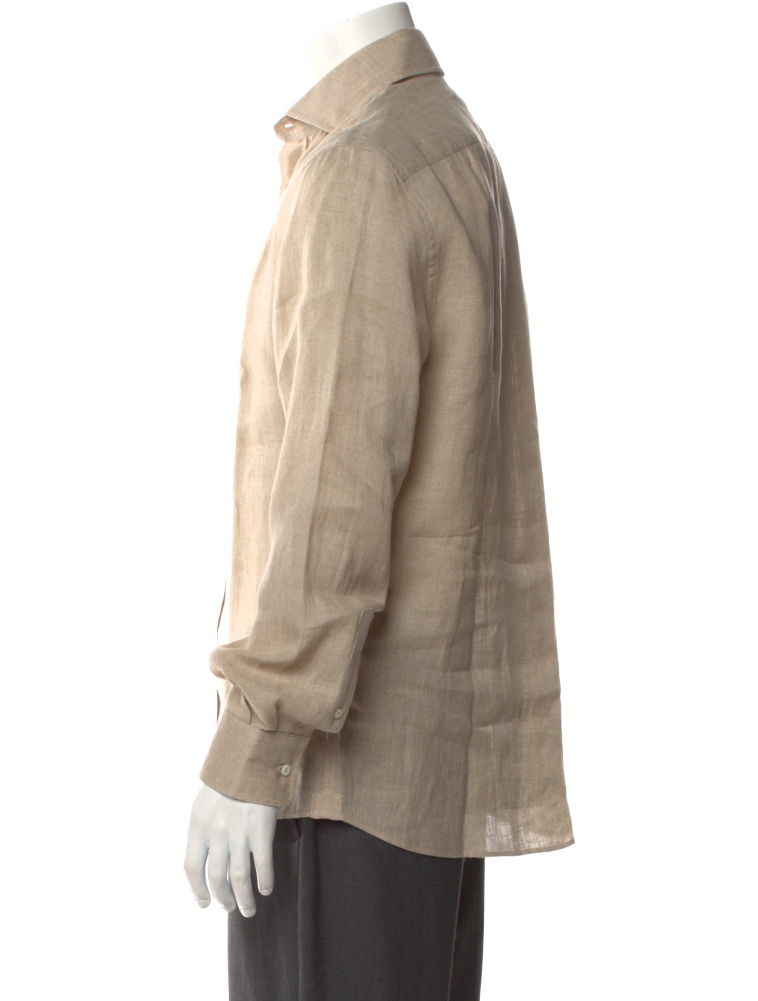 Brunello Cucinelli Linen Long Sleeve Shirt w/ Tags
