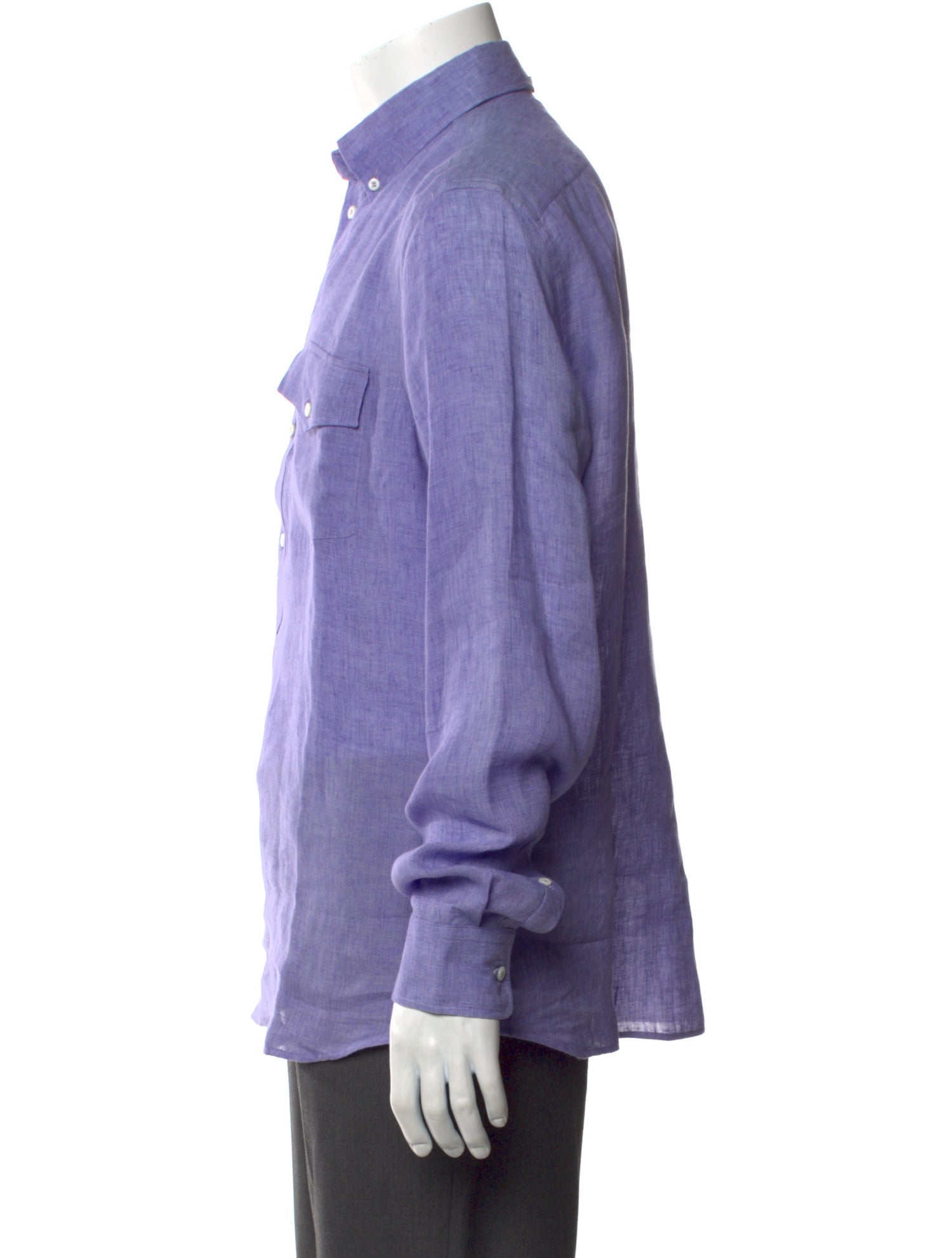 Brunello Cucinelli Linen Long Sleeve Shirt w/ Tags