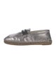 Brunello Cucinelli Leather Beaded Accents Espadrilles