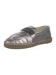 Brunello Cucinelli Leather Beaded Accents Espadrilles