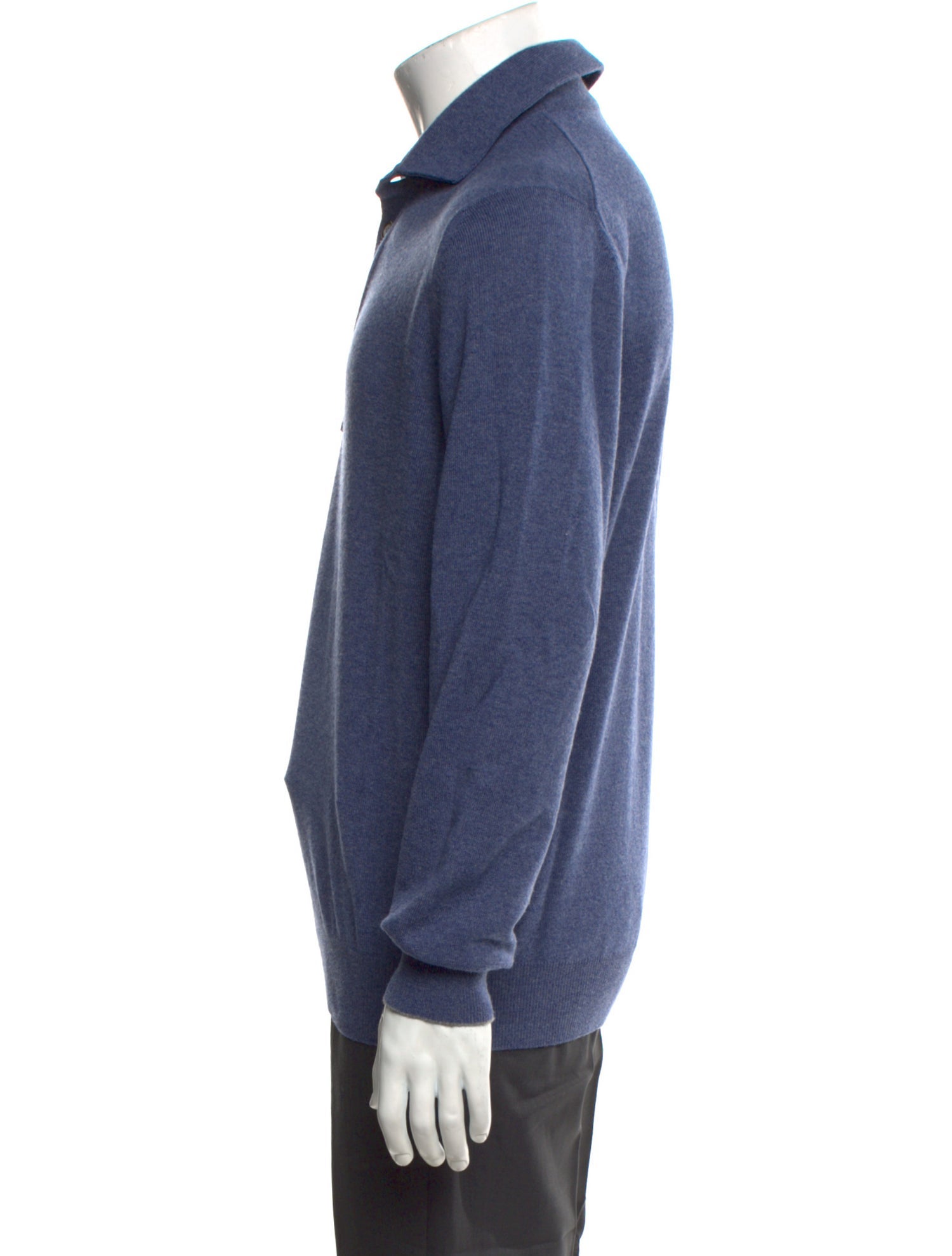 Brunello Cucinelli Cashmere Collar Polo Sweater