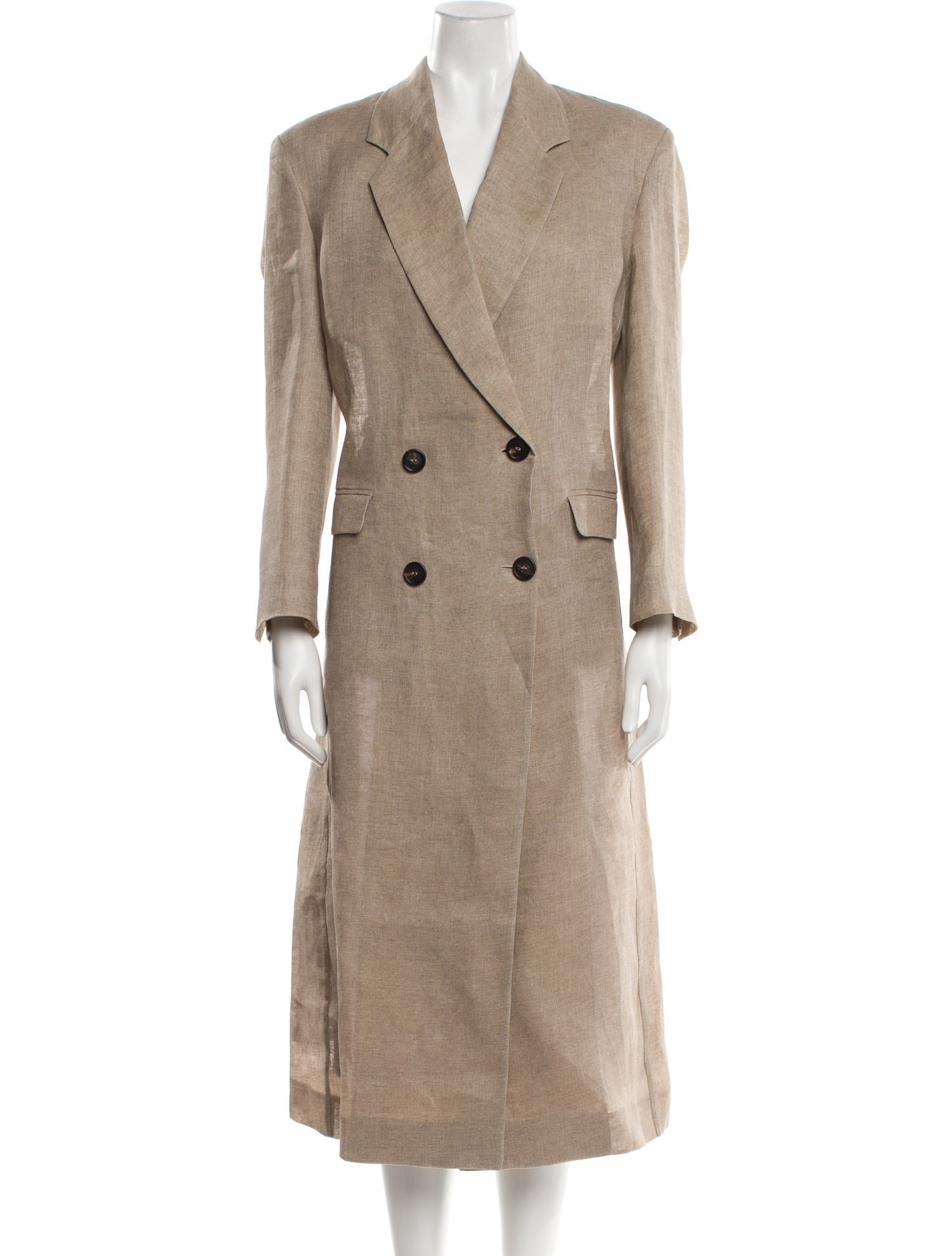 Brunello Cucinelli Linen Peacoat w/ Tags