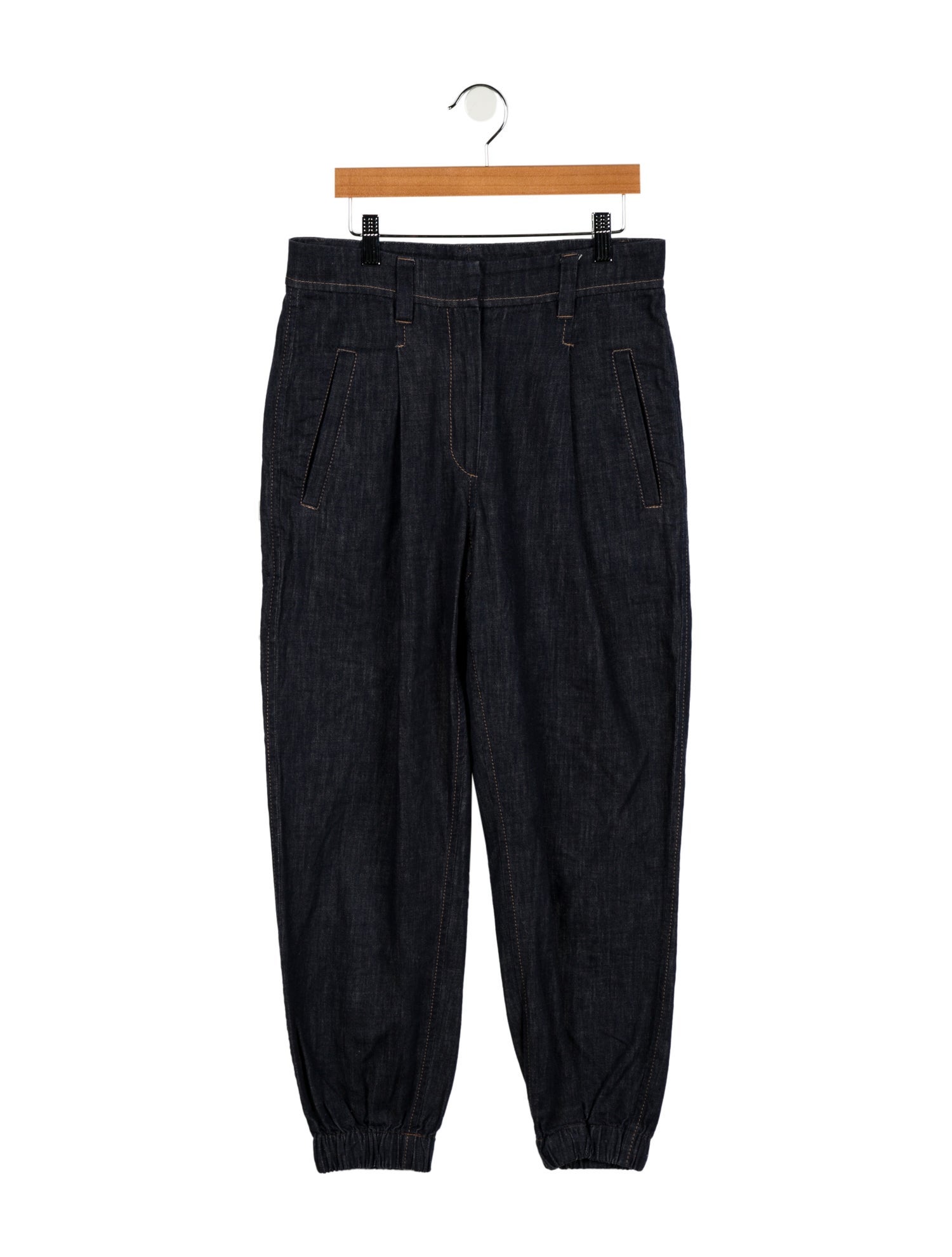 Brunello Cucinelli High-Rise Skinny Leg Jeans