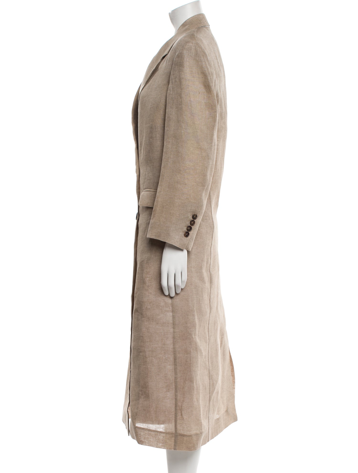 Brunello Cucinelli Linen Peacoat w/ Tags