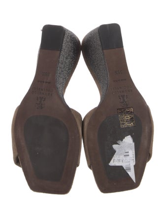 Brunello Cucinelli Monili Suede Slides