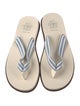 Brunello Cucinelli Striped Flip Flops