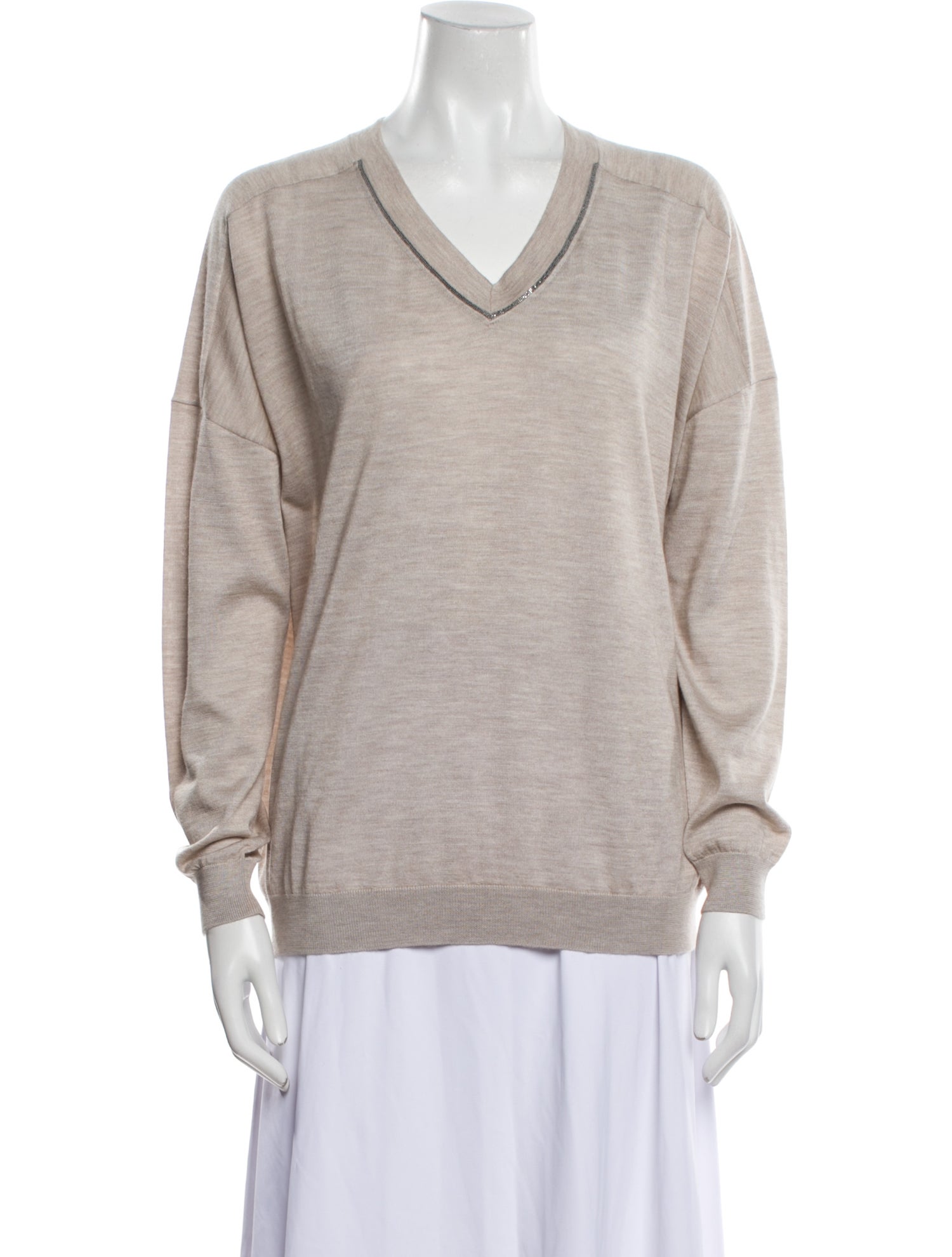Brunello Cucinelli Cashmere V-Neck Sweater