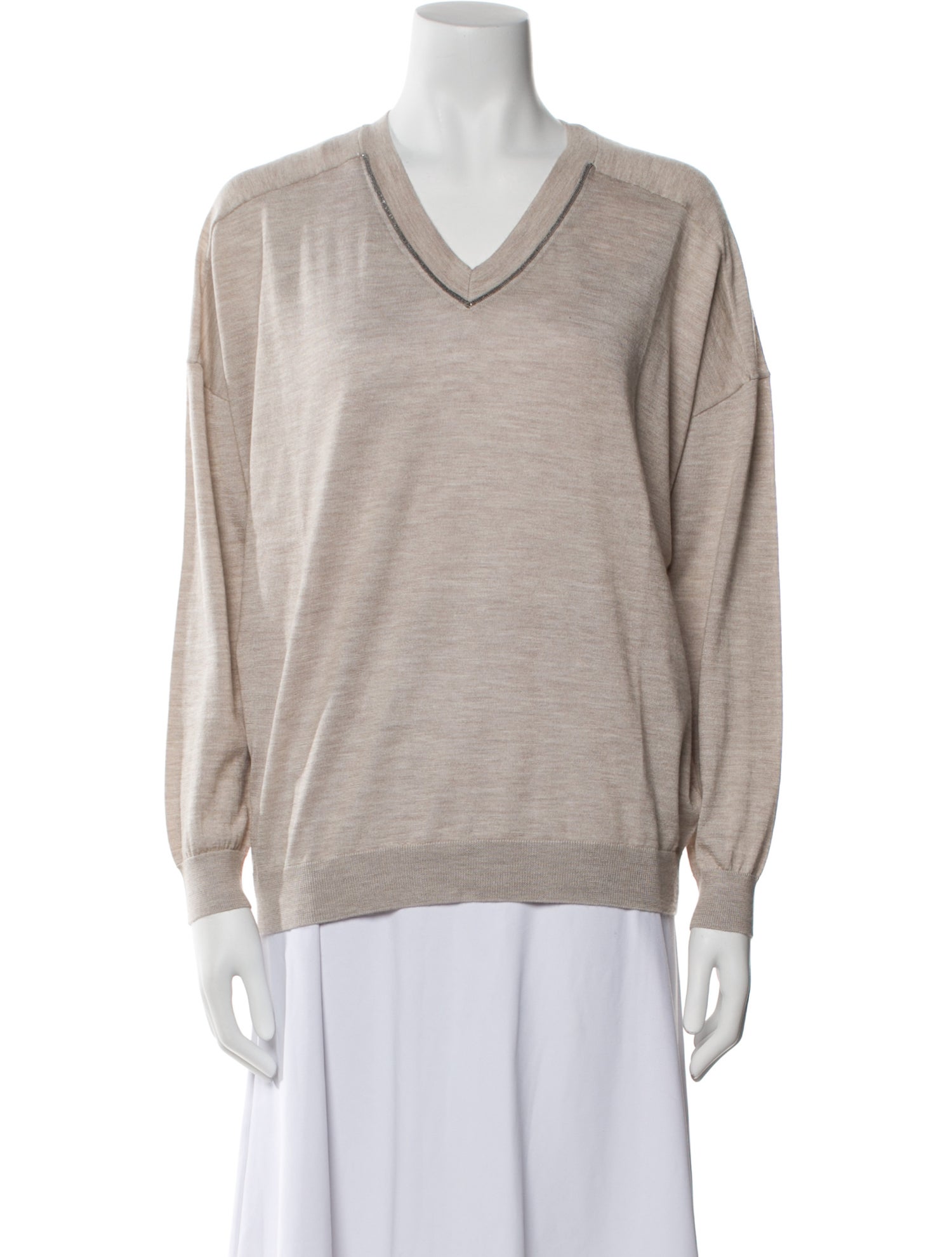Brunello Cucinelli Cashmere V-Neck Sweater