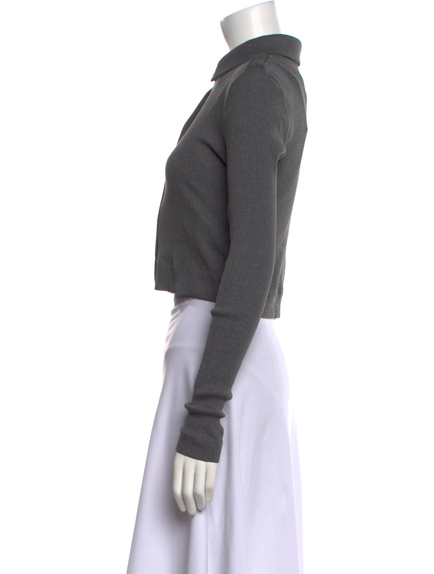 Brunello Cucinelli Long Sleeve Crop Top