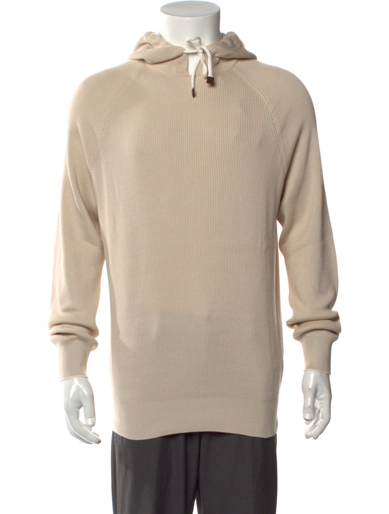 Brunello Cucinelli Mock Neck Long Sleeve Hoodie