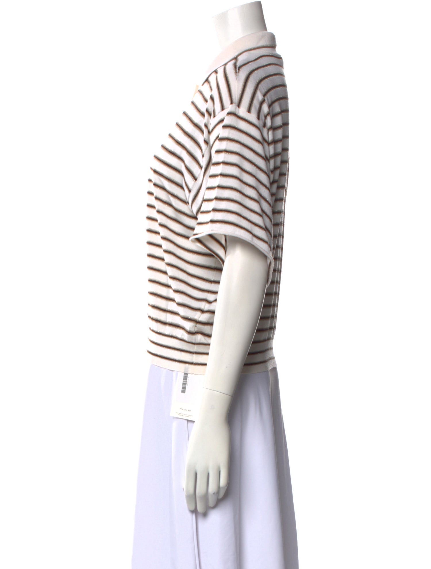 Brunello Cucinelli Wool Striped Polo