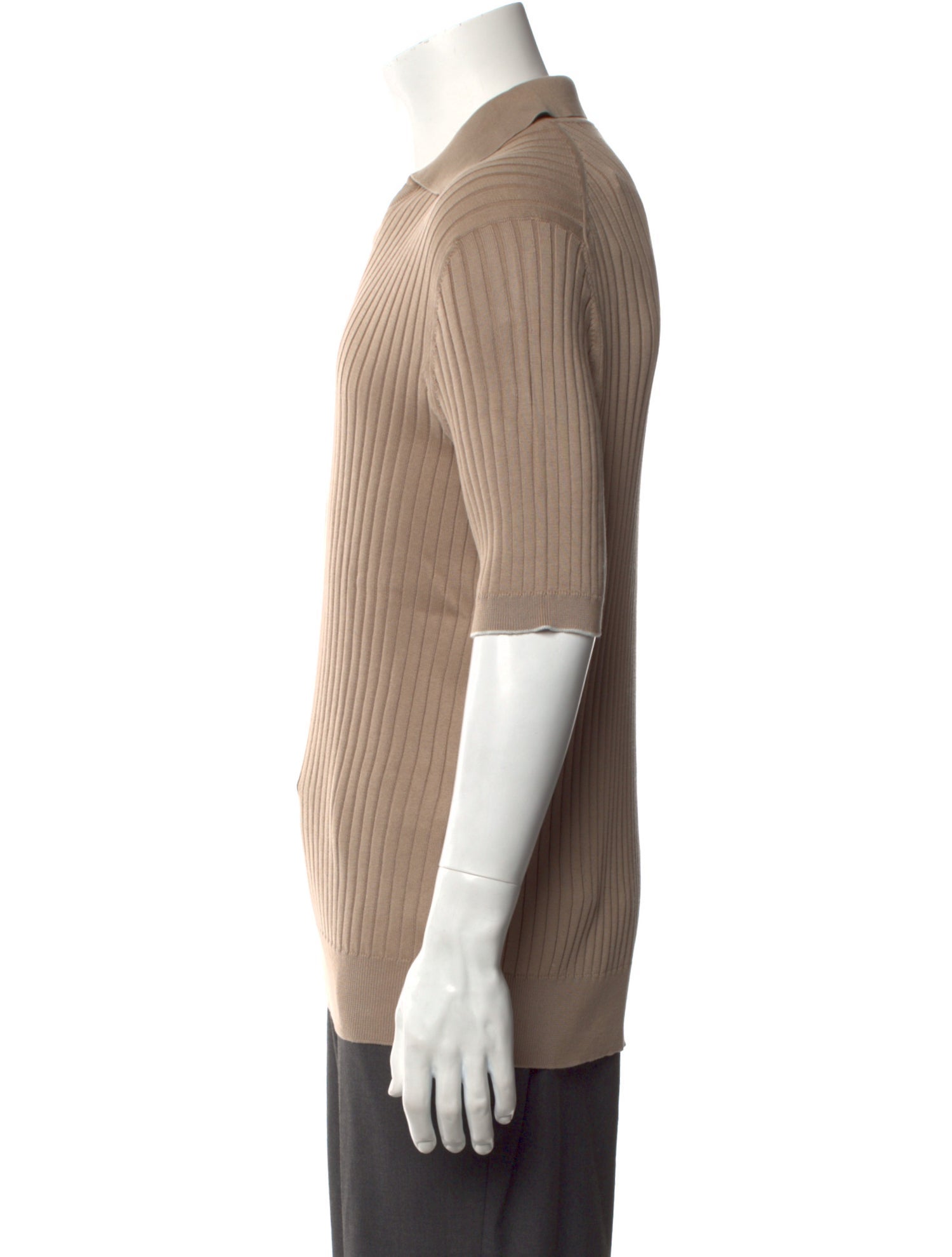 Brunello Cucinelli Striped Short Sleeve Shirt