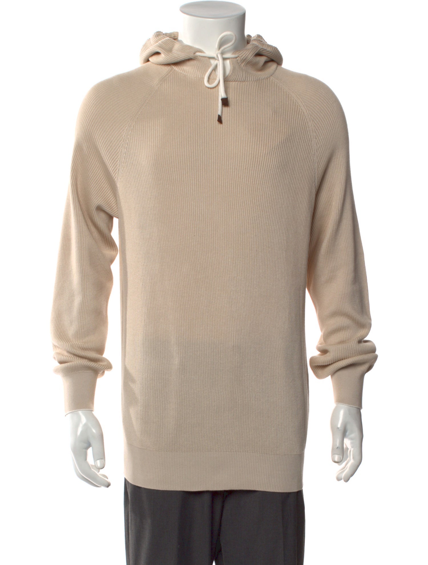 Brunello Cucinelli Mock Neck Long Sleeve Hoodie