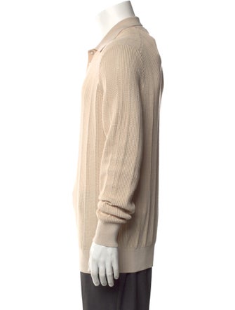 Brunello Cucinelli Collar Long Sleeve Polo Shirt