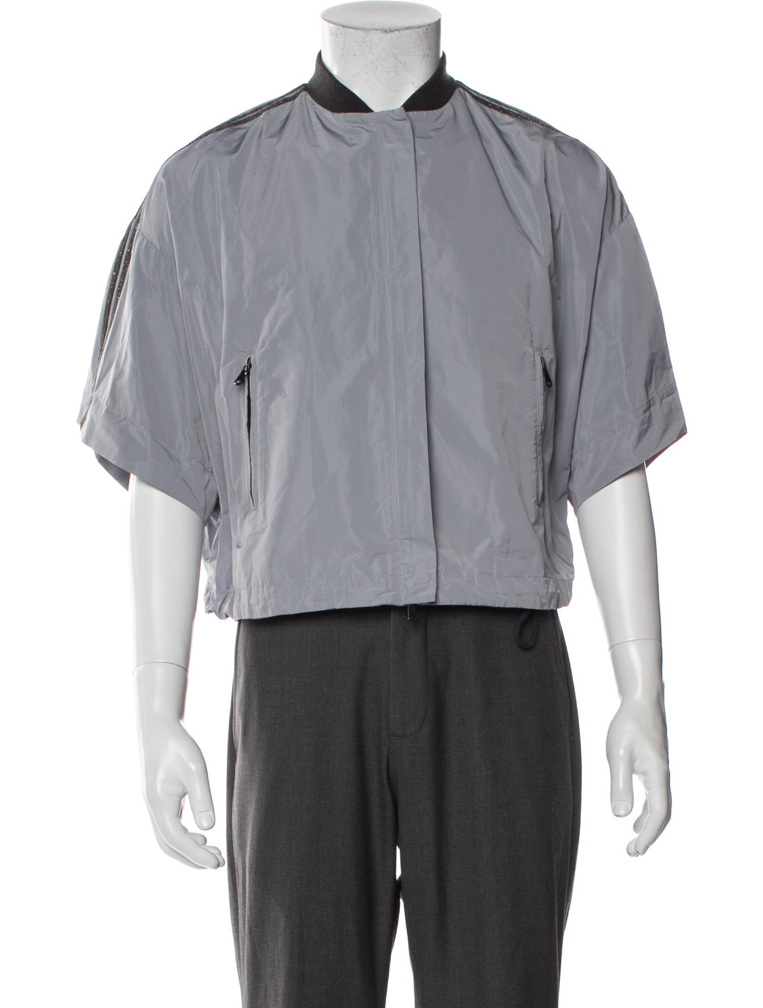 Brunello Cucinelli Striped Windbreaker w/ Tags