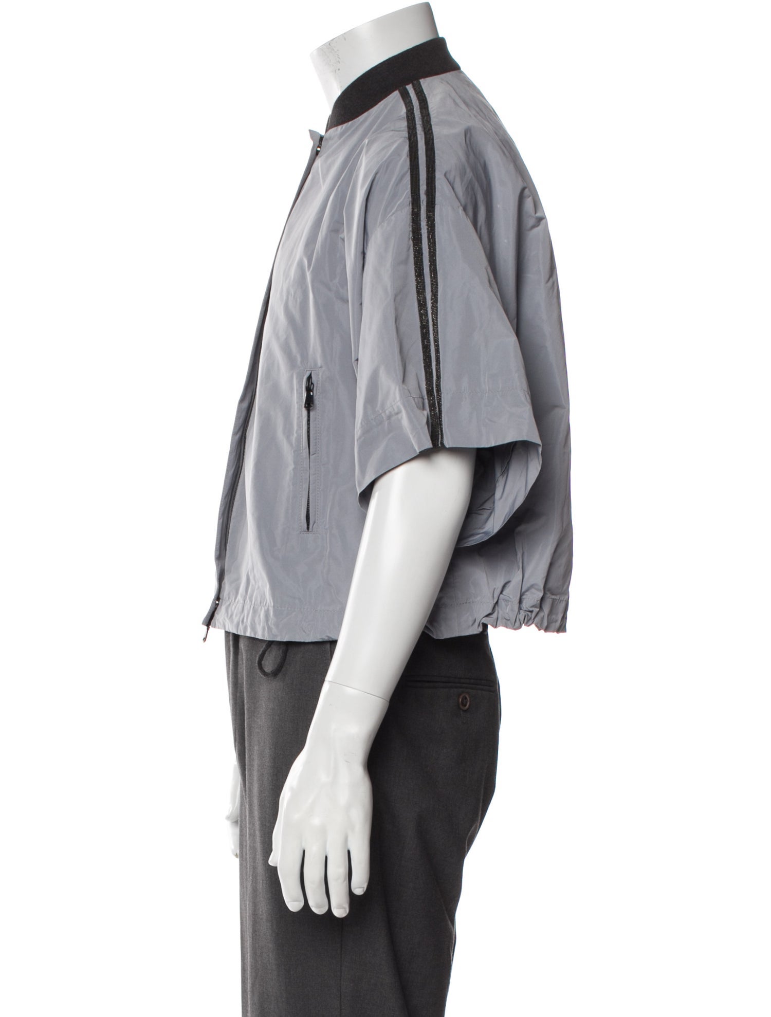 Brunello Cucinelli Striped Windbreaker w/ Tags