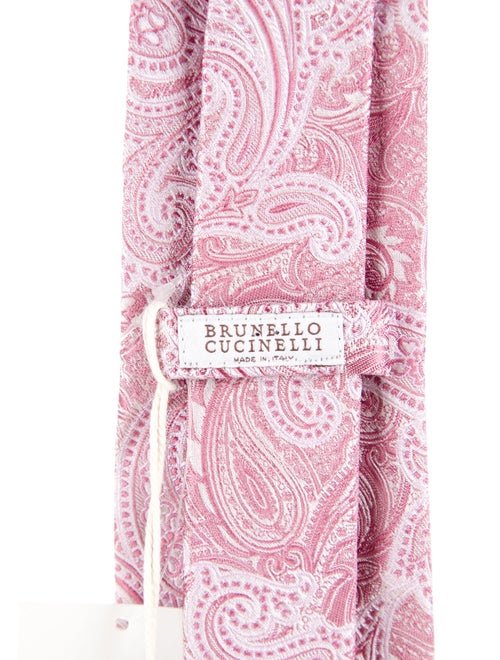 Brunello Cucinelli Silk Patterned Tie