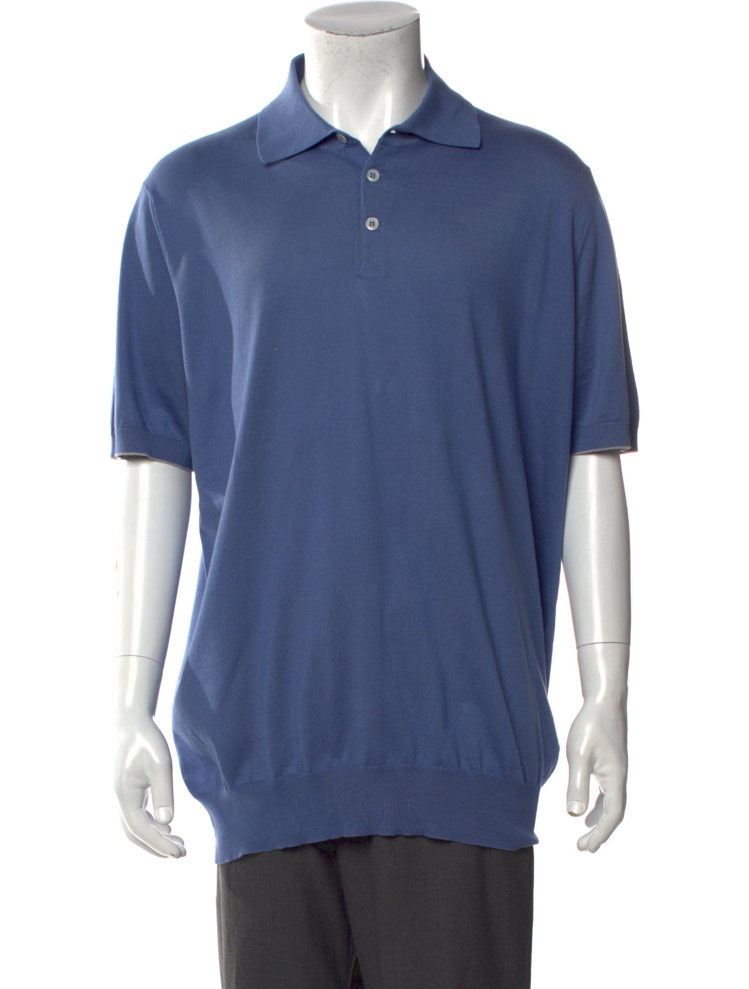 Brunello Cucinelli Collar Short Sleeve Polo Sweater