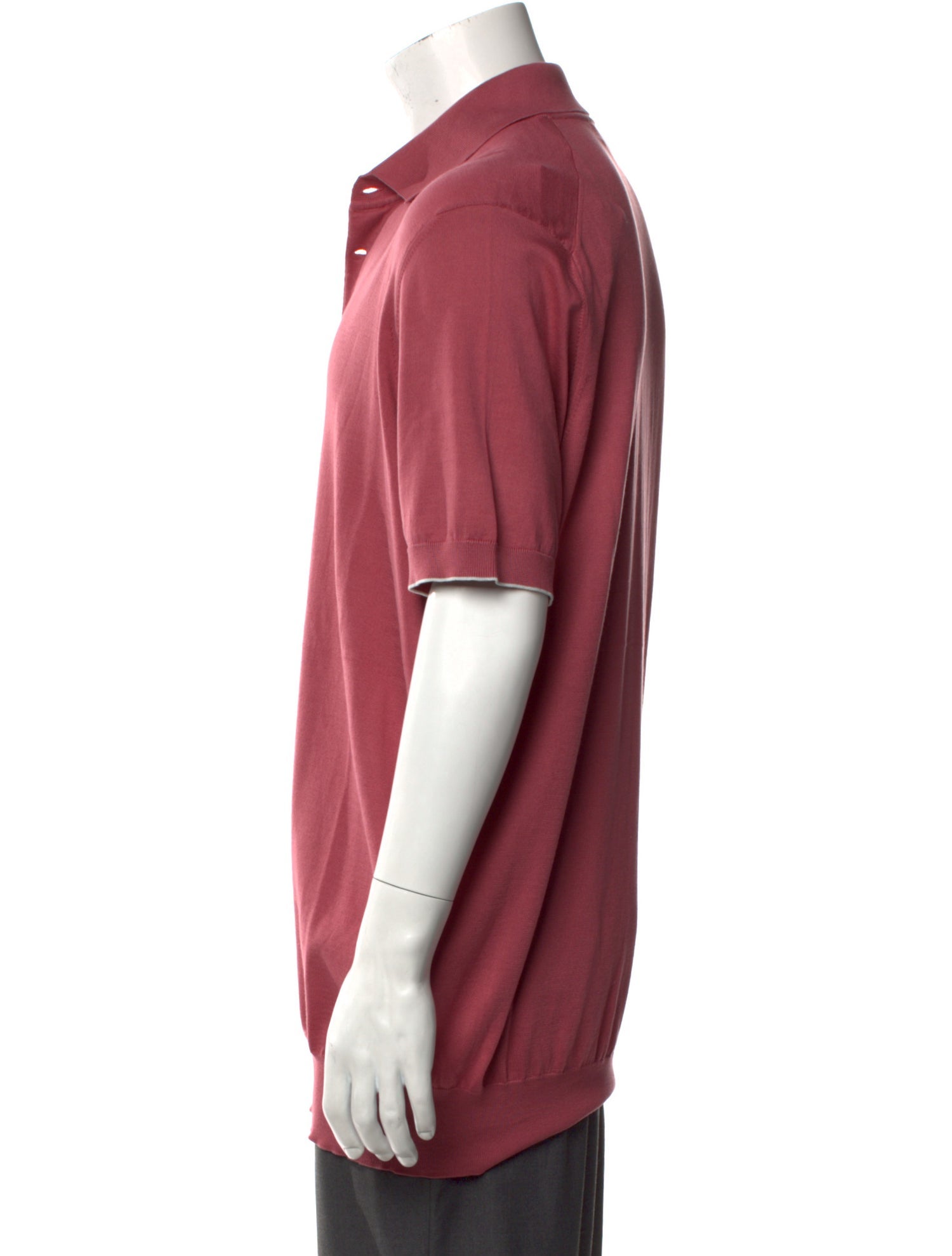 Brunello Cucinelli Collar Short Sleeve Polo Sweater
