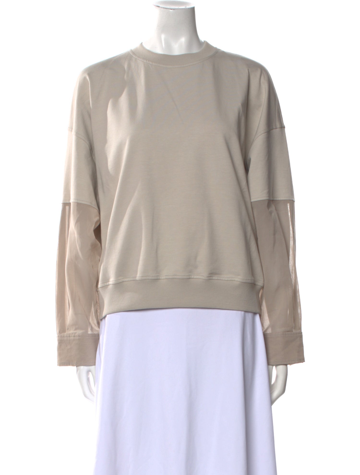 Brunello Cucinelli Crew Neck Long Sleeve Sweatshirt