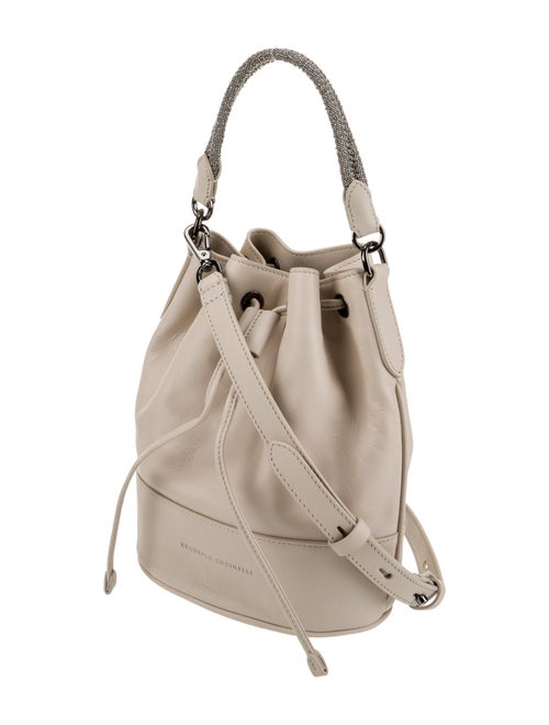 Brunello Cucinelli Leather Bucket Bag
