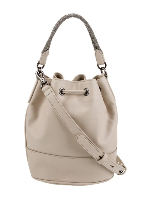 Brunello Cucinelli Leather Bucket Bag