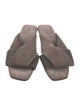Brunello Cucinelli Monili Suede Slides