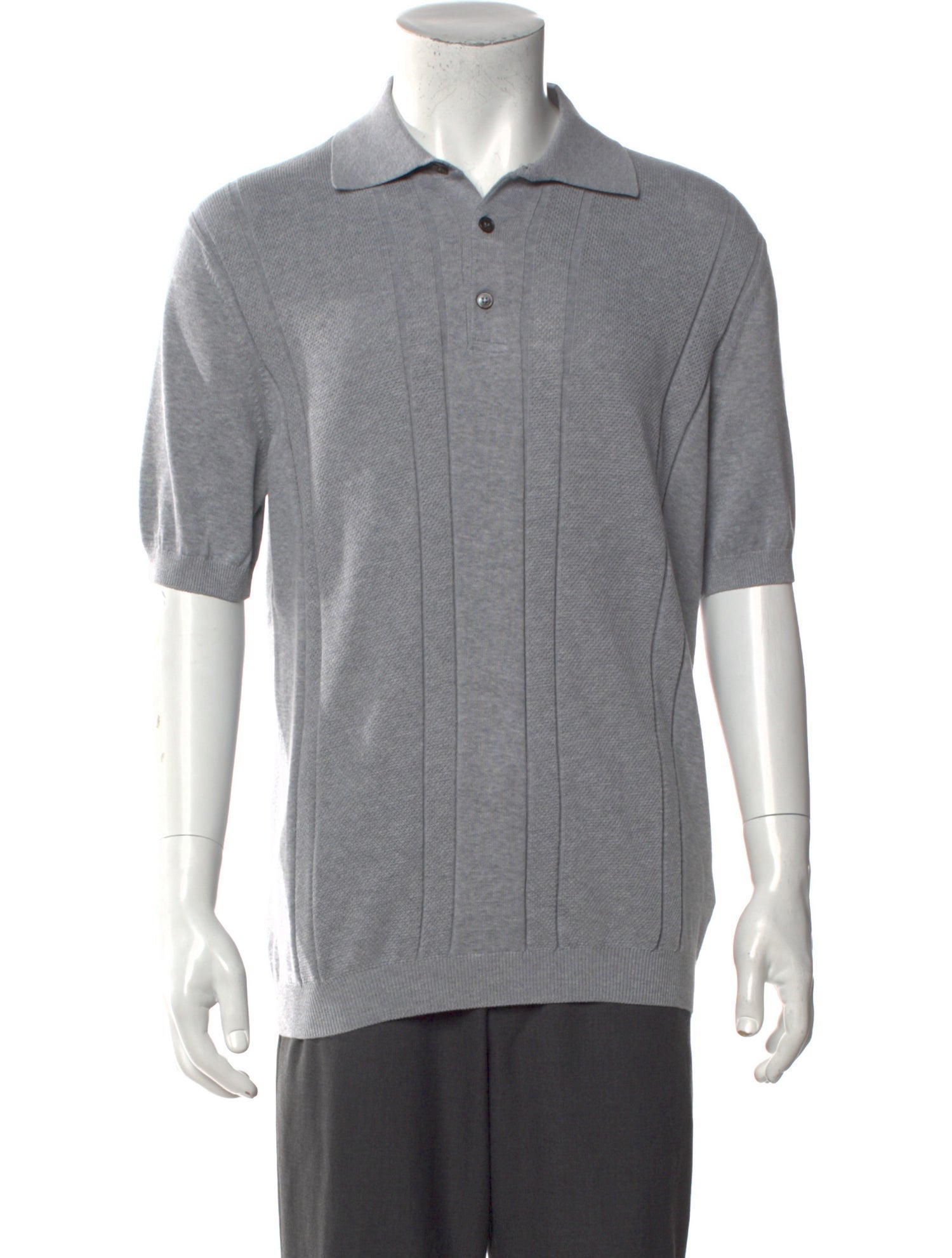 Brunello Cucinelli Collar Short Sleeve Polo Sweater